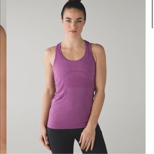 NWT Lululemon Racerback in Heathered Regal Plum 8